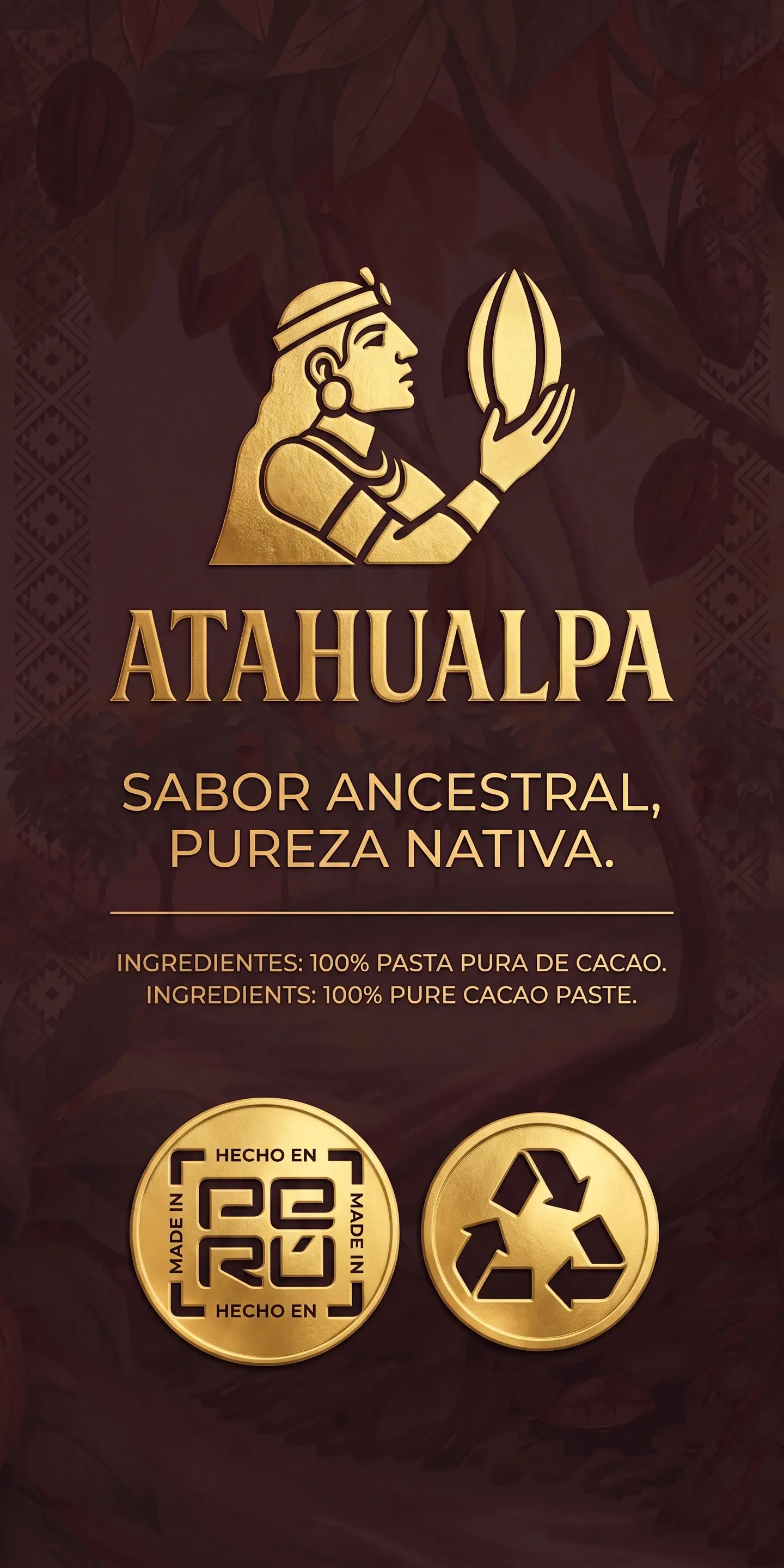 Historia e información del chocolate para taza Atahualpa