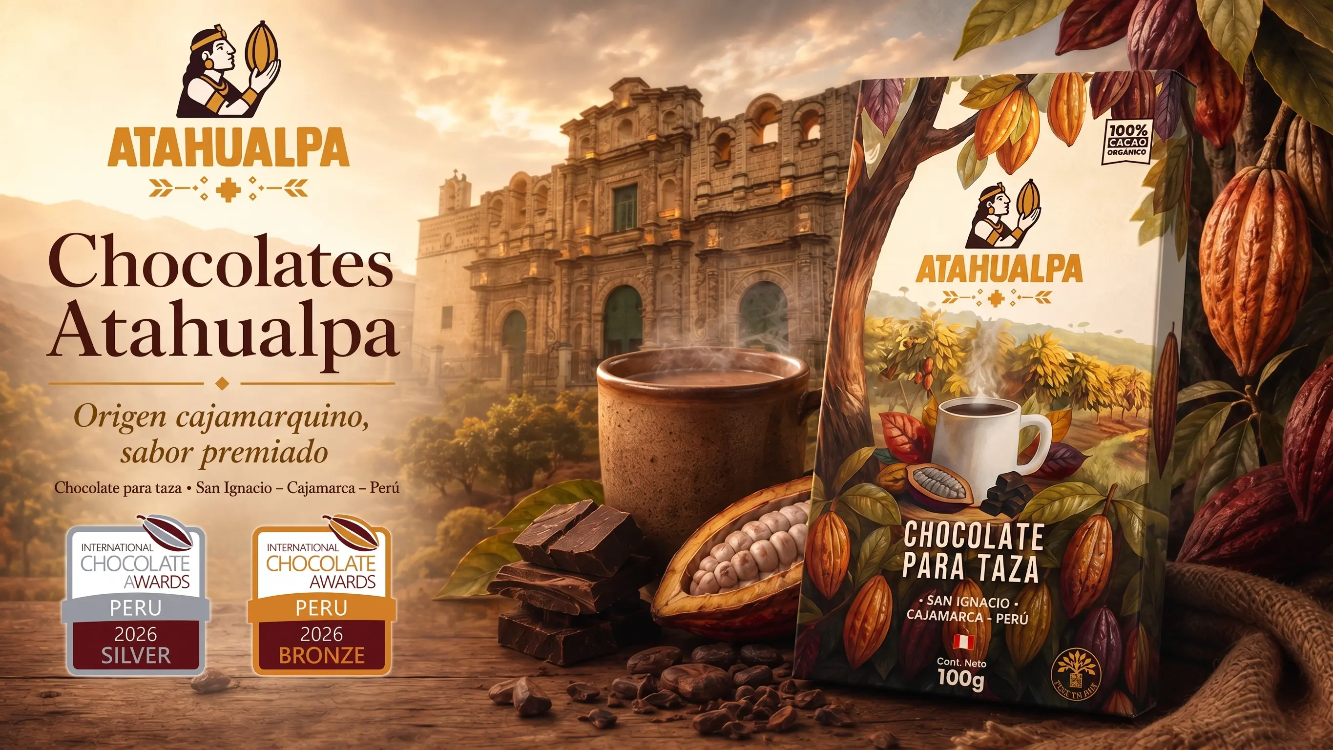 Chocolates Atahualpa de origen cajamarquino, premiados en Perú 2026